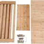 NEW SALE | Bamboo Shoe Rack Bench 3 Tier Entryway Seat Shoe Organizer Storage Shelf Image 3