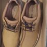 clarks mens runners tan leather size 8.5 Image 2