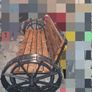 bespoke garden bench/vitagecast wheels Image 4