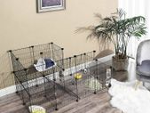 Small animal enclosure made of metal grid
