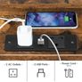 2 Bedside Table, Side Table with Charging Station Image 5