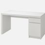 ikea white malm desk Image 5