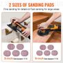 Random Orbital Sander 5 & 6-Inch, 350W Brushless Orbital Sander, 10,000 PRM 6 Variable Speed Electric Palm Sander with 20PCS Sandpapers, Dust Connector & Hose for Woodworking Detailing Sanding Image 2