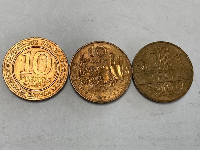 France 10 Francs x 3
