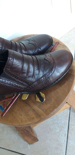 Rieker New Booties Soft Brown Leather 39