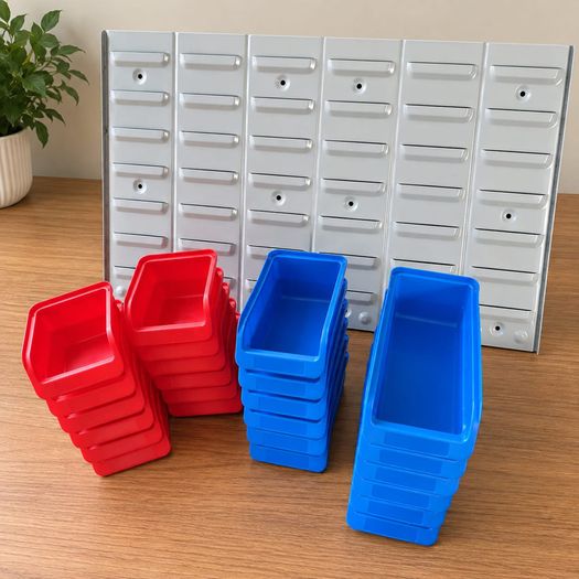 NEW 25 Piece Wall Mounted Storage Organiser