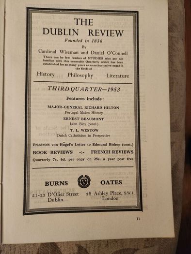 Studies. An Irish Quarterly Review Autumn 1953. Published By Talbot Press.  Paperback In Good Condition.
