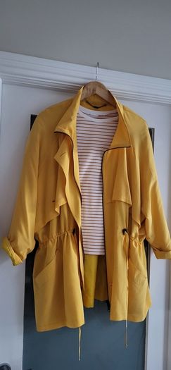 Ralph Sunburst Silk Parka Jacket Sz 16UK (Fit 14-18 UK) - Rrp 199 ( New)