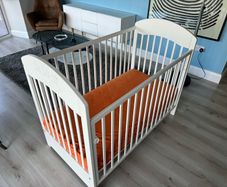 Chicco Wooden Baby Cot + Mattress