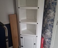 corner unit and monks bench