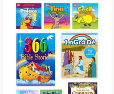 Children's Religious Book Bundle - 7 Kids Bible Stories & Holy Communion Books
