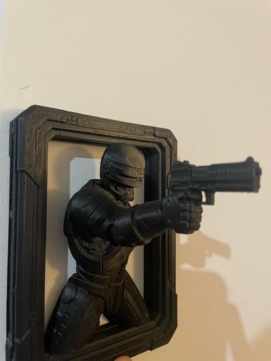 Robocop 3d wall art