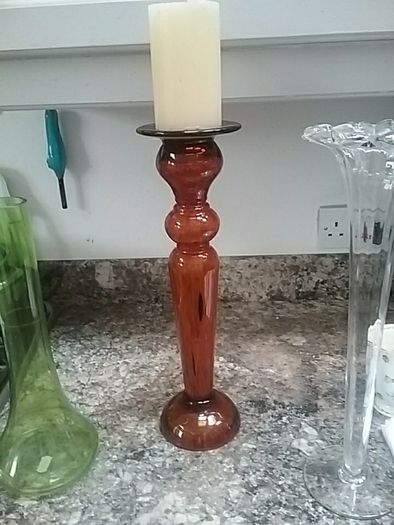 Three Decorative Glass Pieces