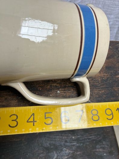 Early Carrigware /Carrigaline Pottery Banded Jug