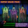 3 Pack 35.3inch Hanging Witch with Bendable Arms, Halloween Indoor and Outdoor Decorations Image 2