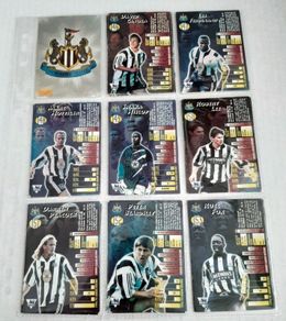 Newcastle UTD vintage match attack football cards