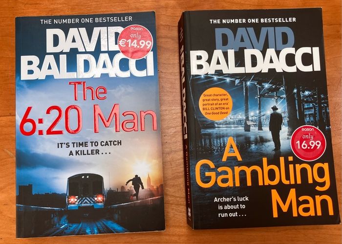 2 Large David Baldacci Books