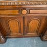 Large Victorian Walnut Mirror Back Sideboard. Image 8