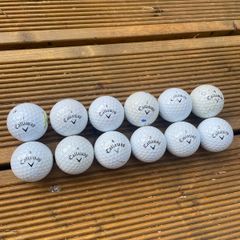 golf balls: Callaway Warbird
