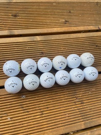 golf balls: Callaway Warbird