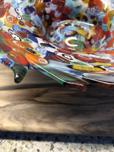 glass ware genuine Mira o glass ware signed