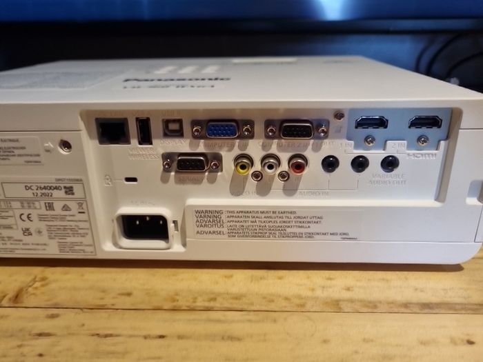 Panasonic projector