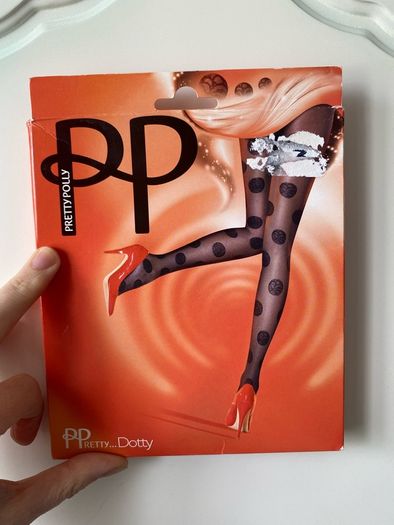 Pretty polly polka dot tights