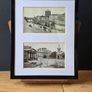 Vintage Dublin Wall Art 3 Framed Displays with 6 Old Postcards Image 3
