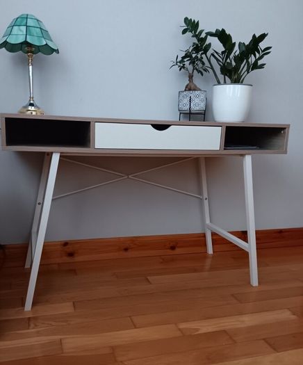 Desk and matching 3-drawer storage unit