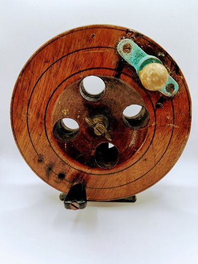 antique fishing reel