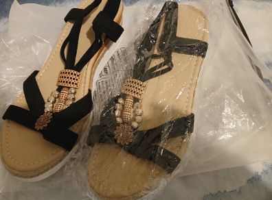 brand new wedge sandles size 7