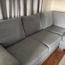 Large Grey L-Shaped Corner Sofa Image 2