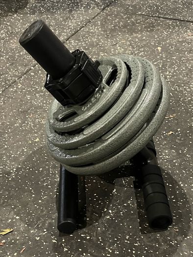 Tib Bar + 17.5kg weight plates