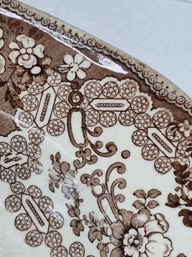 Victorian Pottery Meat Platter