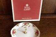 Royal Albert Country Roses China Carry Handle Cakes Sandwiches Serving Stand Boxed
