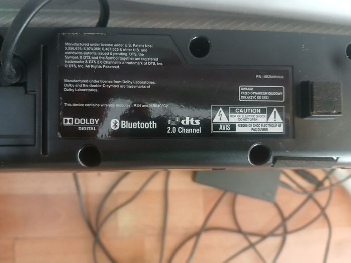 LG Soundbar and Subwoofer
