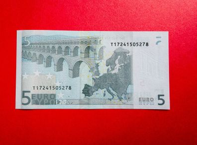 European Union  IRELAND   ( T ) 5 Euro. 2002. ( JCT )PLATE Code  K003  SCARCE ( Uncirculated )