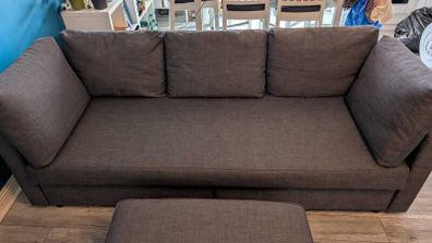 3 Seater Sofa-bed with Storage