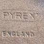 Pyrex vintage Clear Glass Round Deep Dish. Image 3