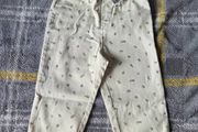 18-24m, With Tags H&amp;M Soft Floral Jeans/ Bottoms with Elasticated Waistband