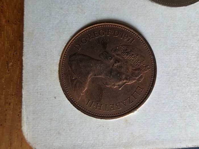 Britain's first Decimal  Coins Set