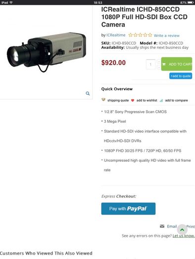 Another Price Drop !!! Professional Cctv Camera