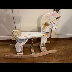 Unicorn rocking horse