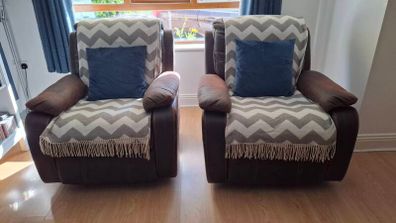 2 x Lazy Boy Armchairs