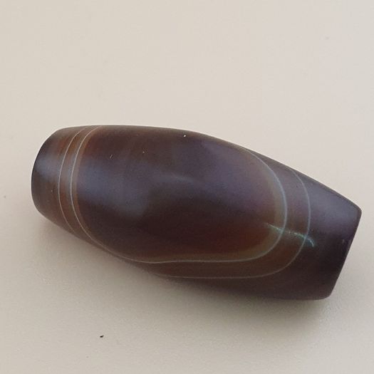 Vintage Natural Eye Suliemani Agate Bead Amulet