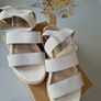 Elastic strapped sandals Image 2