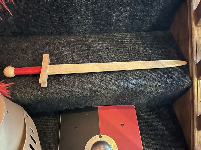knights Wooden sword and shield with Helmet