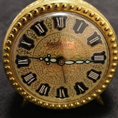 Vintage Antique Alarm Clock Peter Uhren Gmbh 1970
