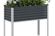 Garden Planter Anthracite 100x45x90 cm Steel
