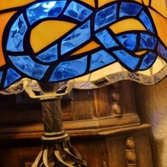 Tiffany style nautical lamp( OR DEAL ON 2)